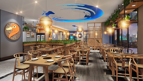 守柴炉烤鸭装修效果图 守柴炉烤鸭装修效果图