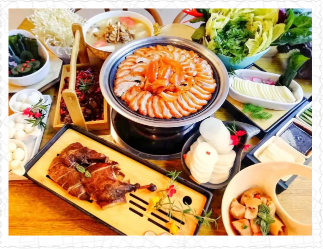 守柴炉烤鸭拼盘