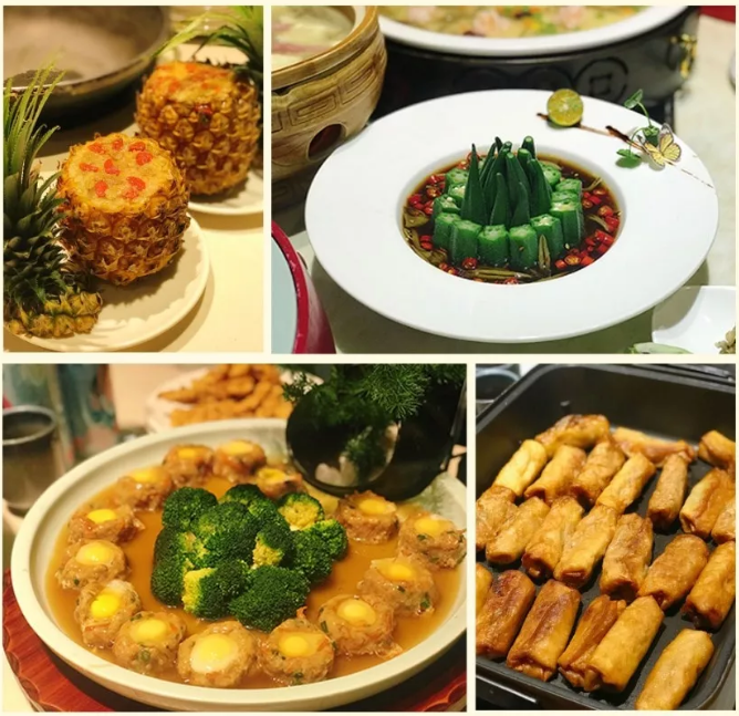 员工diy精美菜品