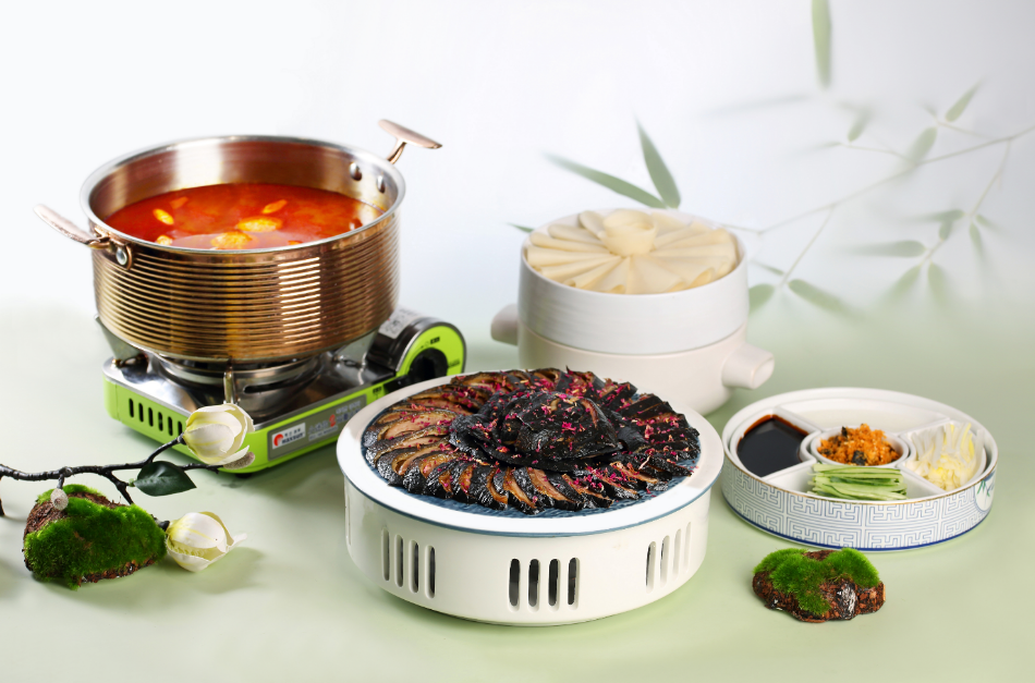 【五黑养生烤鸭】